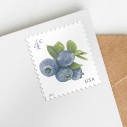 Blueberries Stamps, Sheet of 20