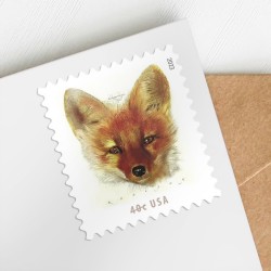 Red Fox Stamps, Sheet of 20