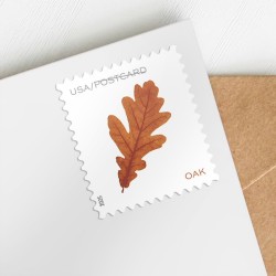 Vibrant Leaves Postcar Stamps,Sheet of 20
