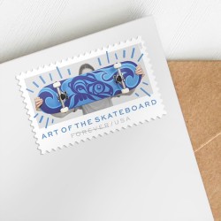 Art of the Skateboard Stamps, Sheet of 20