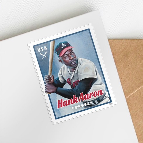 Hank Aaron Stamps, Sheet of 20