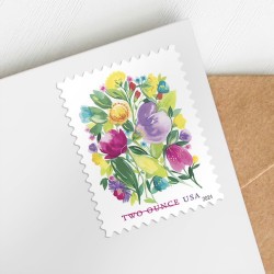 Wedding Blooms Stamps, Sheet of 20