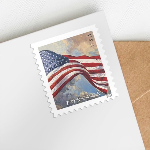 U.S. Flags 2024 Stamps, Book of 20