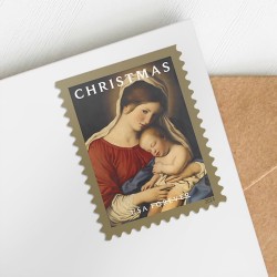 Christmas Madonna and Child Stamps,Book of 20